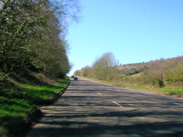 Suicide Lane on the A39 west of Minehead