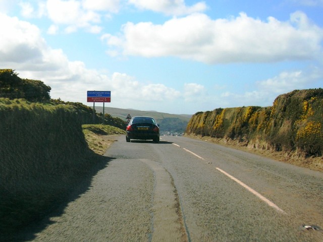 A39 - Countisbury Hill Warning Sign