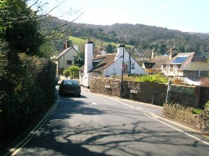 A39 entering Porlock