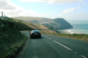 Suicide Lane on the A39 west of Minehead