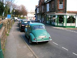 Morris Minor at Lynton