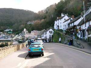 Lynmouth coast road