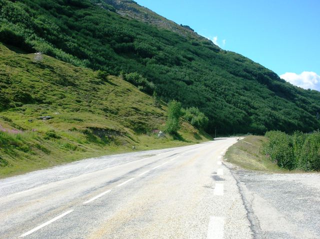 N90 near La Rosiere - petit St Bernard Pass