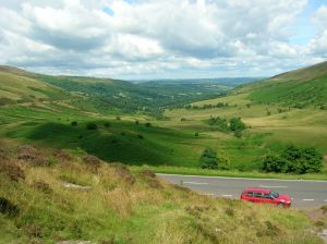 View from A470 towards Brecon