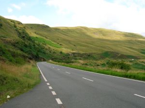 View from visitor centre road, off A470