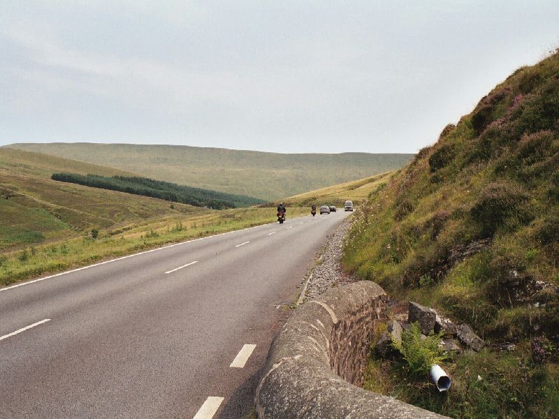 View from visitor centre road, off A470