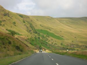 View from visitor centre road, off A470