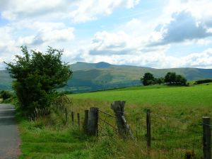 View from visitor centre road, off A470