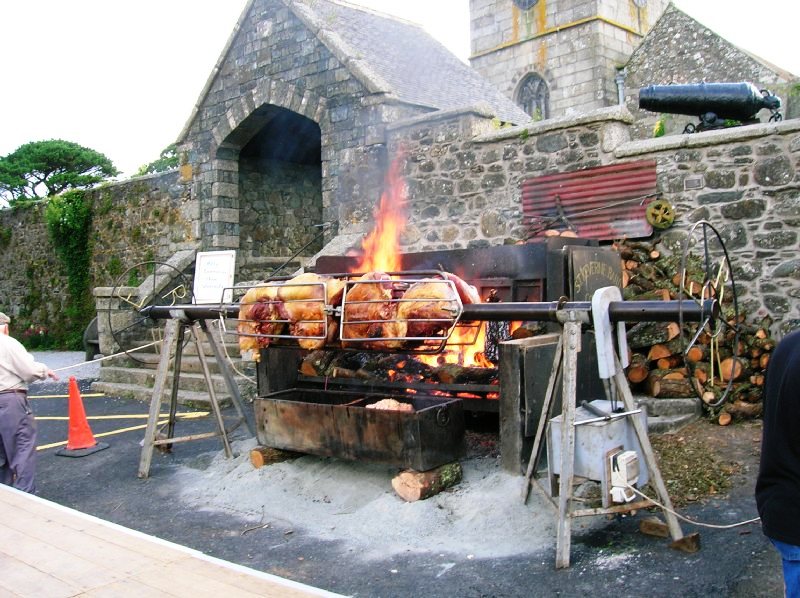 St Keverne, Lizard Peninsula - Ox Roast