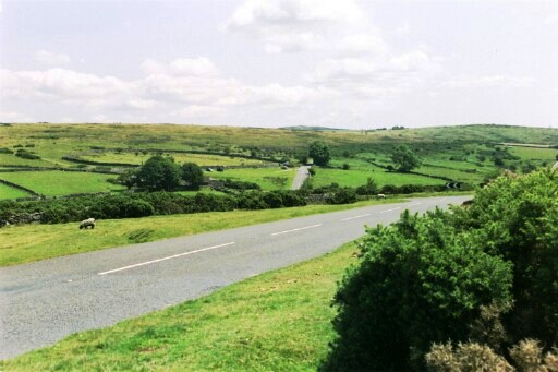 View east from large car park