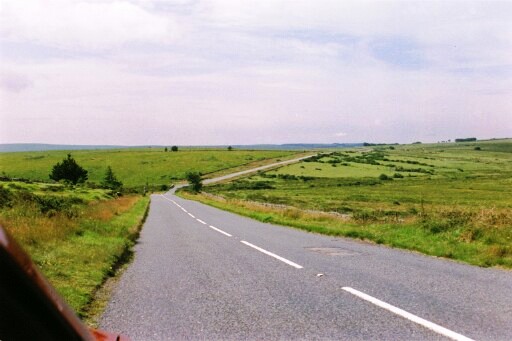 Looking east from the milestone.