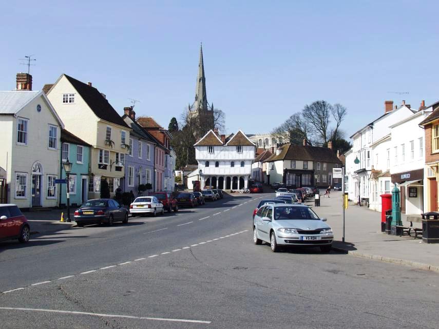 B184 - Thaxted Town Centre. This photo (c) Barry Samuels