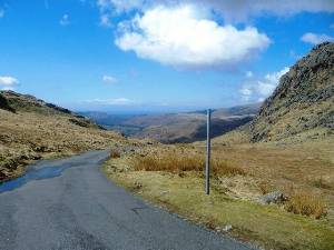 Top of the Hardknott Pass  - (c) Nic Storr