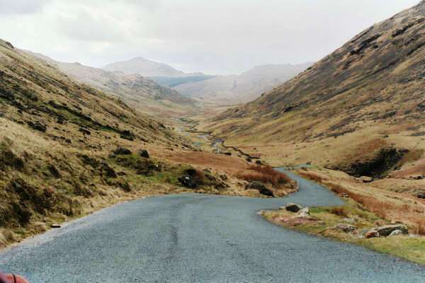 From the top of Wrynose pass looking west