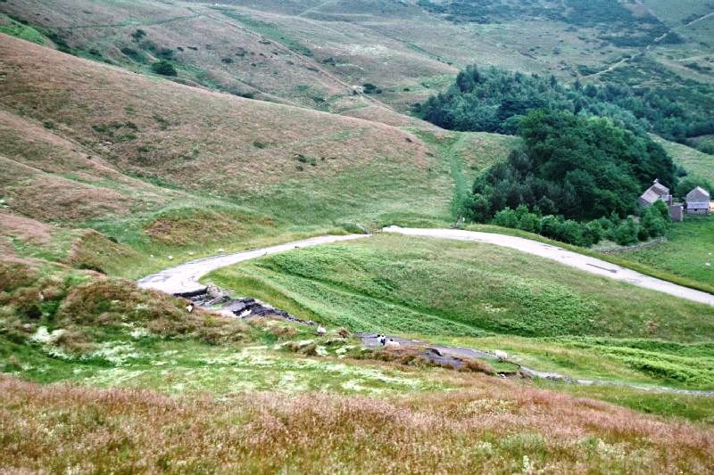 A625 Land slip - northern hairpin