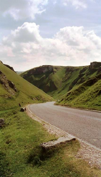 View through Winnats Pass